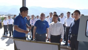 5月6日，国家水利部深化农业水价综合改革、推进现代化灌区建设现场会在云南省元谋县胜利召开，水利部部长李国英、云南省省长王予波等在元谋项目展厅听取了董事长王浩宇关于大禹节水参与两手发力建设现代化灌区的汇报，并给予了充分肯定。