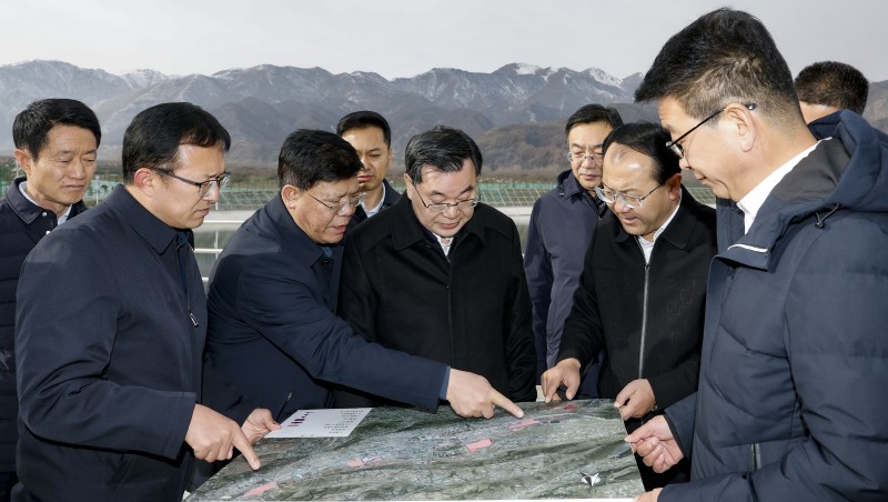 甘肃省委书记胡昌升调研大禹节水积石山灾后重建供水项目 肯定企业担当与项目实效